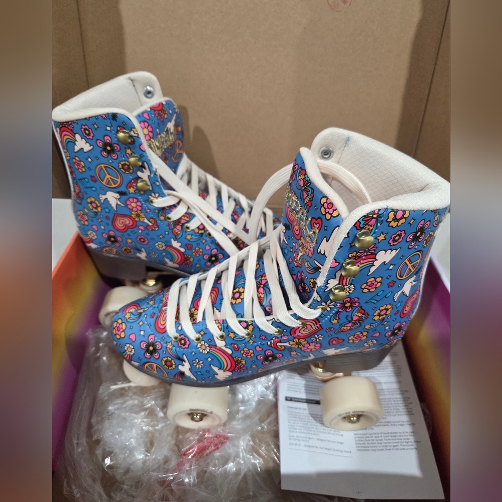 Impala Rollerskates: Harmony Blue Quad Roller Skates
